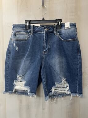 Judy Blue Distressed Jean Shorts - NWT - 1XL